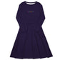 Vestido midi RZ, liso