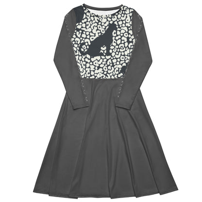 Vestido midi RZ Leopard