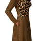 Vestido midi RZ Leopard