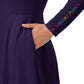 Vestido midi RZ, liso