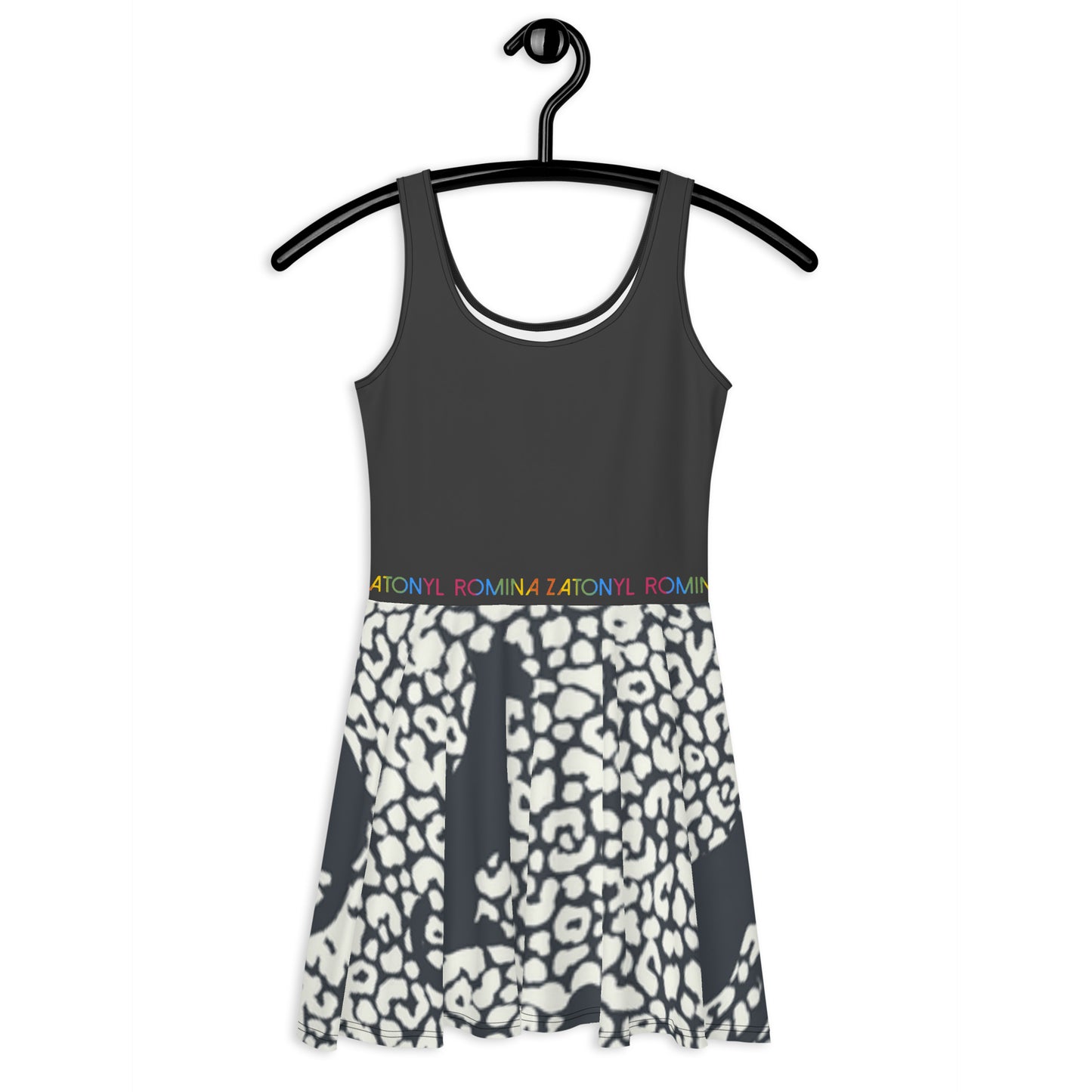 Vestido skater RZ Leopard