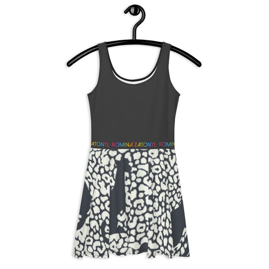 Vestido skater RZ Leopard