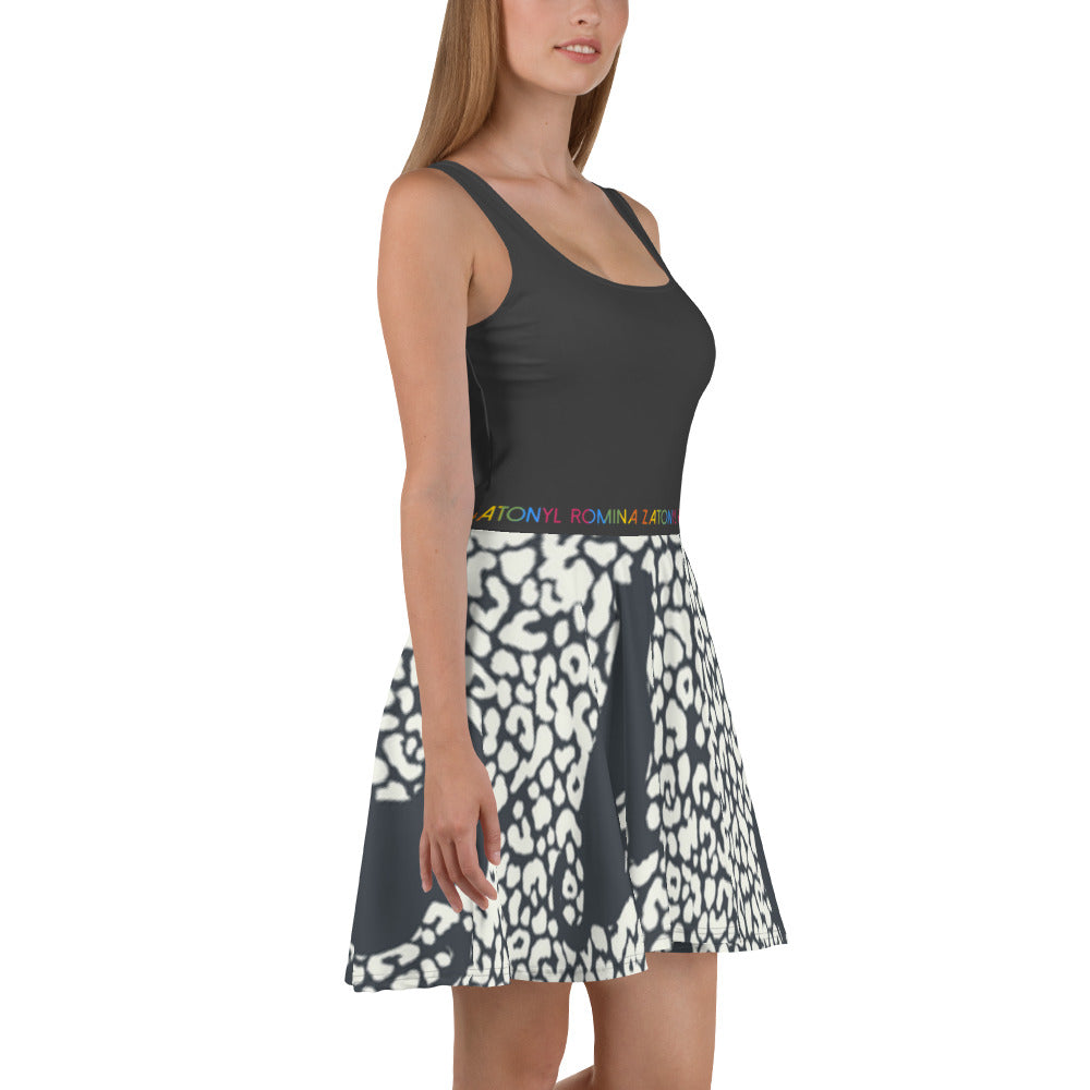 Vestido skater RZ Leopard