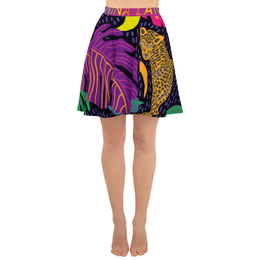 Falda skater RZ Leopard