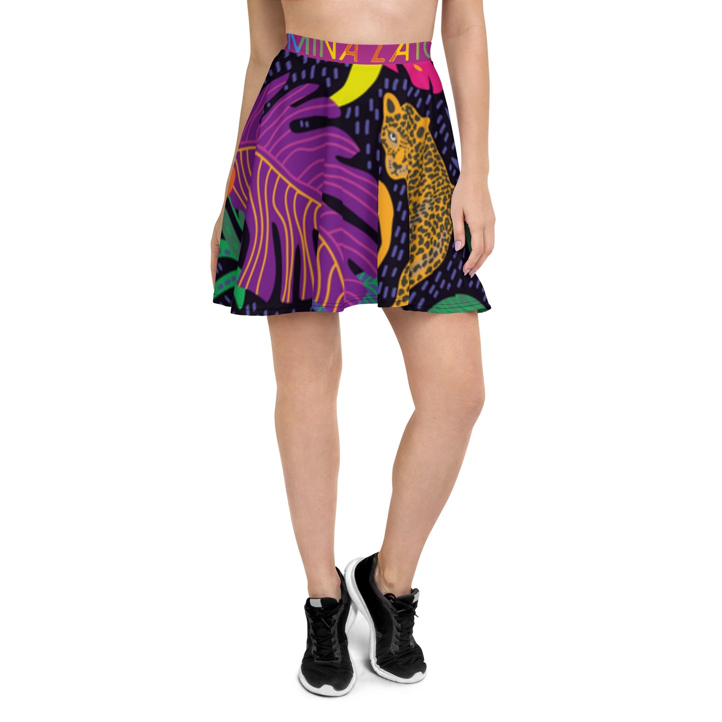 Falda skater RZ Leopard
