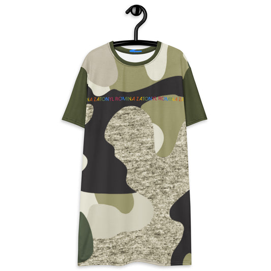Vestido camiseta RZ camuflada