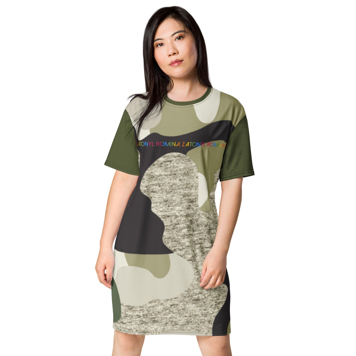 Vestido camiseta RZ camuflada