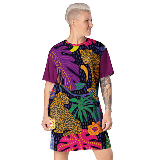 Vestido camiseta RZ Leopard
