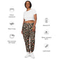 Pantalón de chándal impermeable mujer Leopardo