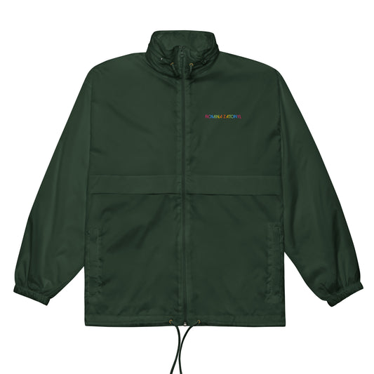 Cortavientos básico bordado RZ, unisex