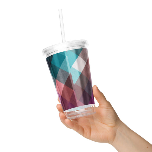 Vaso de plástico transparente del Ministerio de Liberación