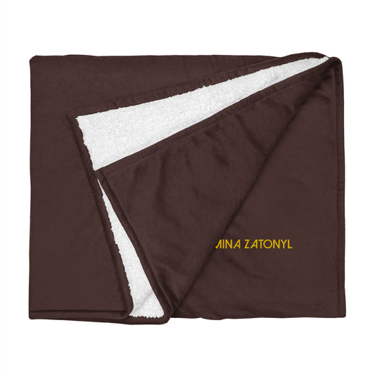 Manta borreguillo premium bordada RZ