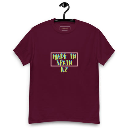 Camiseta doble estampado RZ, hombre