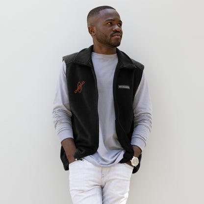 Chaqueta polar bordada Columbia, hombre