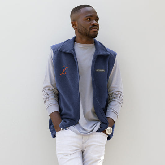 Chaqueta polar bordada Columbia, hombre
