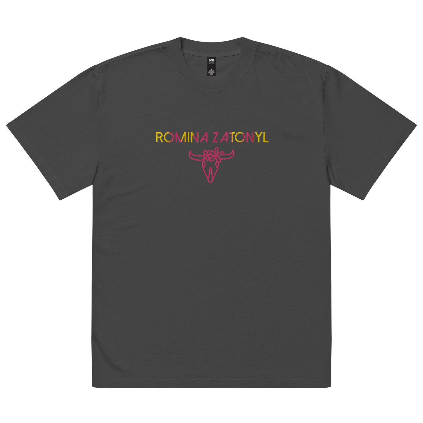 Camiseta bordada RZ, unisex