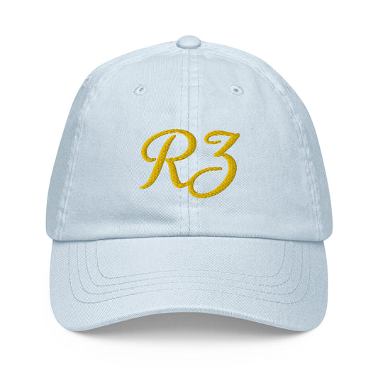 Gorra béisbol color pastel, logo RZ bordado, unisex