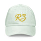 Gorra béisbol color pastel, logo RZ bordado, unisex