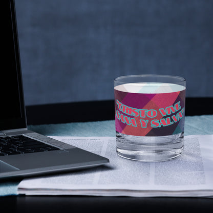 Vaso de cristal del Ministerio de Liberación