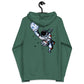Sudadera RZ polar con capucha y cremallera unisex