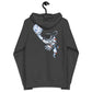 Sudadera RZ polar con capucha y cremallera unisex