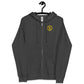 Sudadera RZ polar con capucha y cremallera unisex