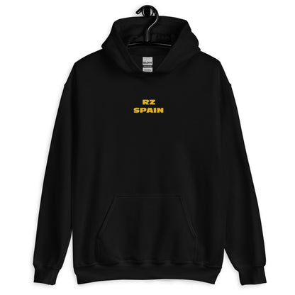 Sudadera bordada y estampada RZ SPAIN con capucha unisex