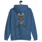 Sudadera bordada y estampada RZ SPAIN con capucha unisex