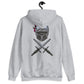 Sudadera bordada y estampada RZ SPAIN con capucha unisex