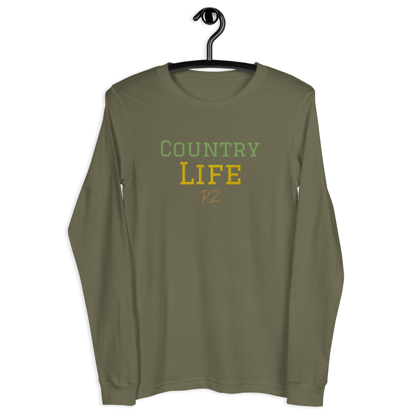 Camiseta Country Life RZ bordada, unisex