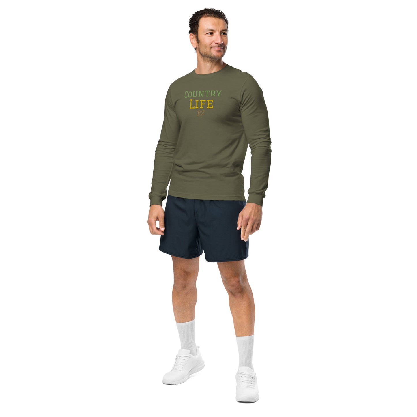 Camiseta Country Life RZ bordada, unisex