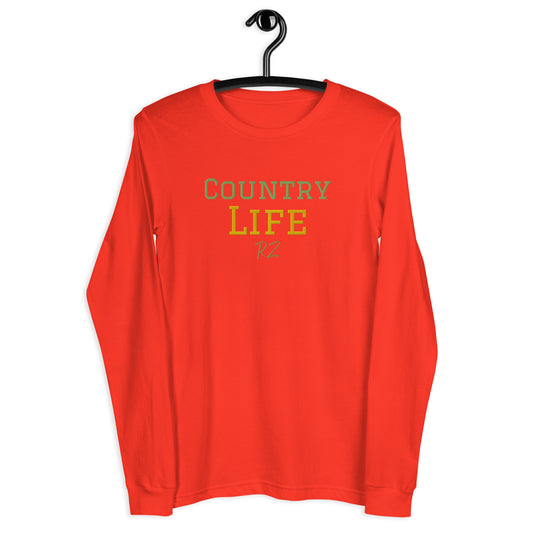 Camiseta Country Life RZ bordada, unisex