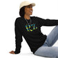 Sudadera raglán estampada RZ, unisex