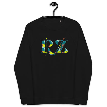 Sudadera raglán estampada RZ, unisex