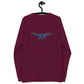 Sudadera raglán estampada RZ, unisex