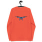 Sudadera raglán estampada RZ, unisex