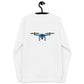 Sudadera raglán estampada RZ, unisex