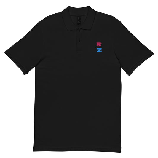 Polo de piqué bordada unisex RZ