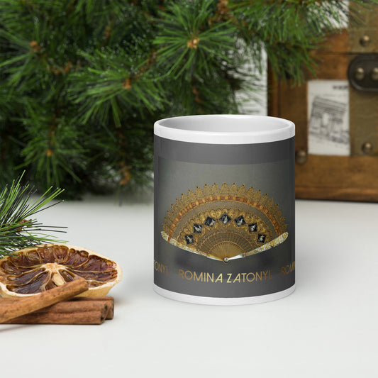 Taza blanca brillante RZ