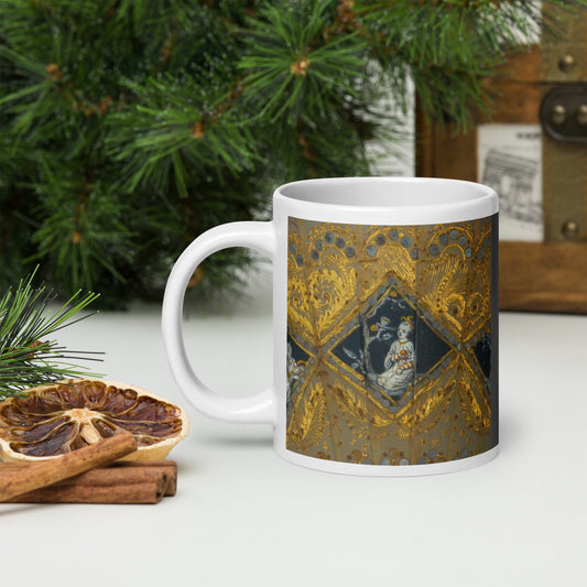 Taza blanca brillante RZ