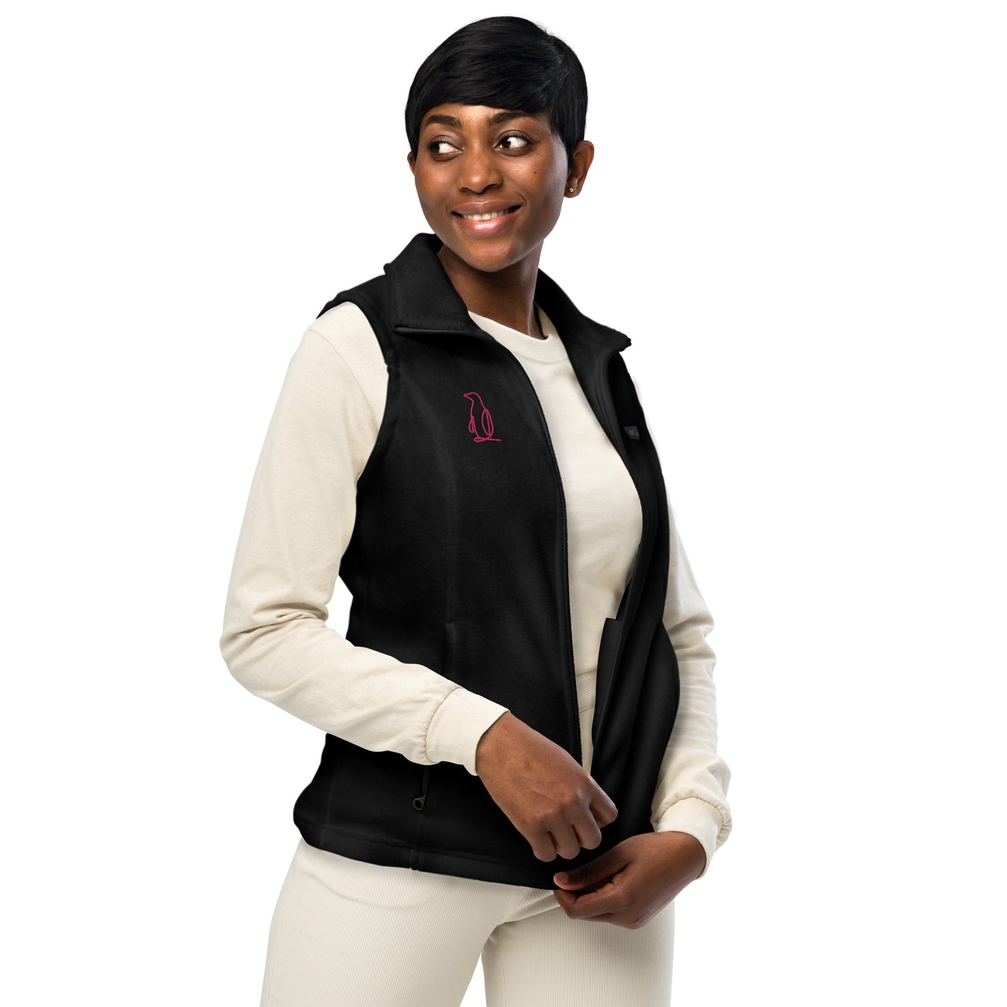 Chaqueta polar bordada Columbia, mujer