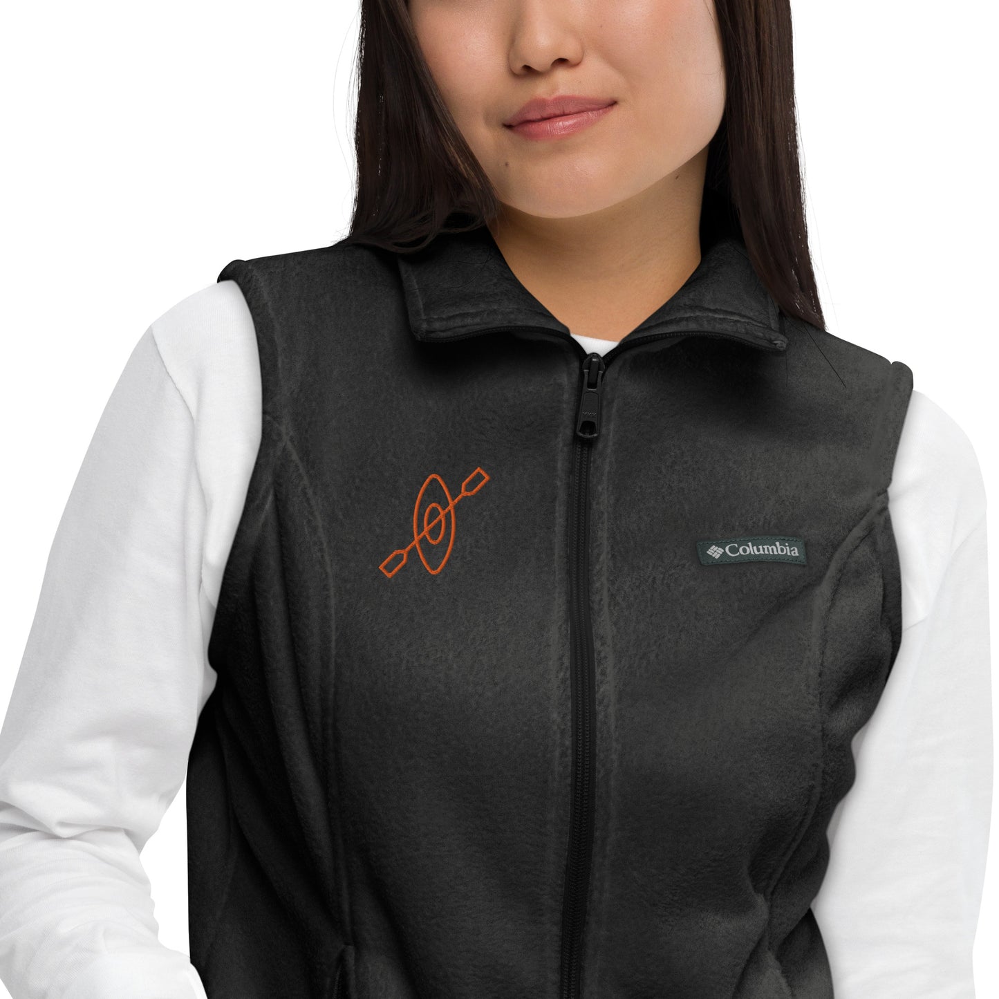 Chaqueta polar bordada Columbia, mujer