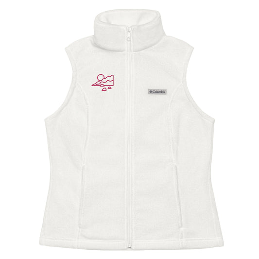 Chaleco polar bordada Columbia, mujer