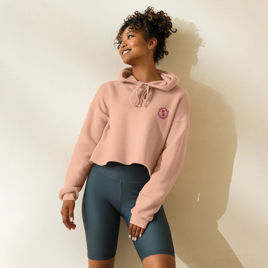 Sudadera corta RZ bordada y estampada
