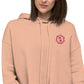 Sudadera corta RZ bordada y estampada