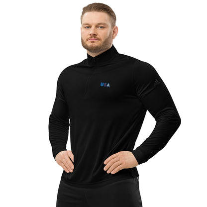 USA 3/4 zip sweatshirt
