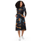 Vestido midi all over RZ