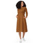 Vestido midi all over RZ