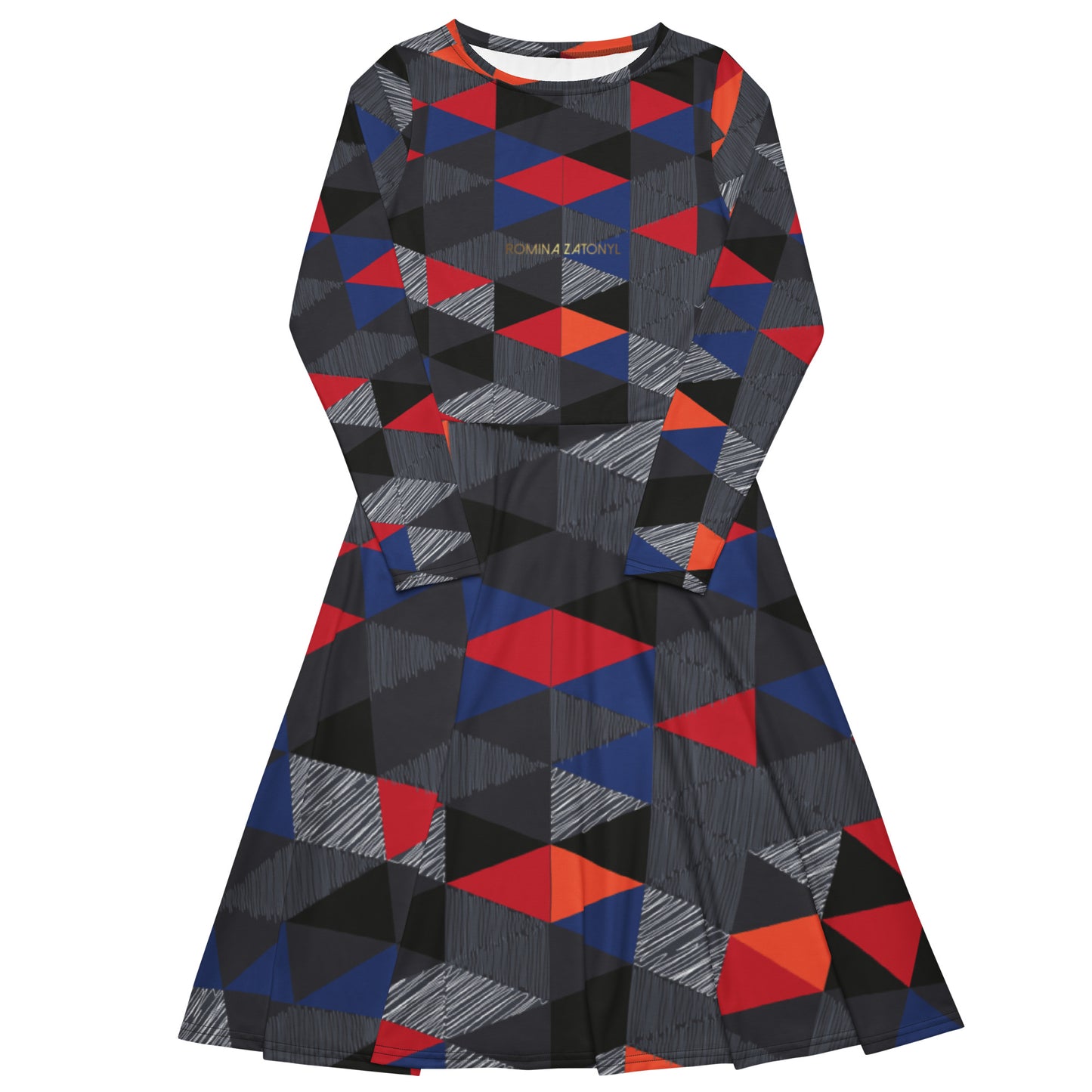 Vestido midi all over RZ