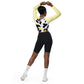 Crop top de poliéster RZ Leopard